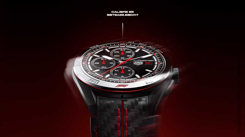 Amura,AmuraWorld,AmuraYachts, TAG Heuer Connected Calibre E5 45 mm x Fórmula 1 te mantiene informado de los Grandes Premios.