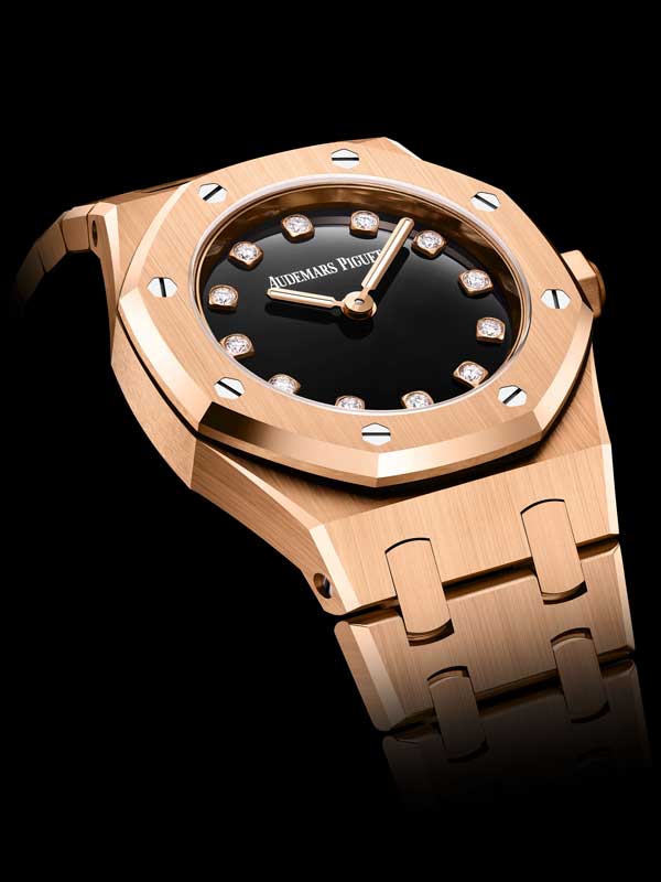 Amura,AmuraWorld,AmuraYachts, Royal Oak Mini con esfera ónix negro pulido espejo.