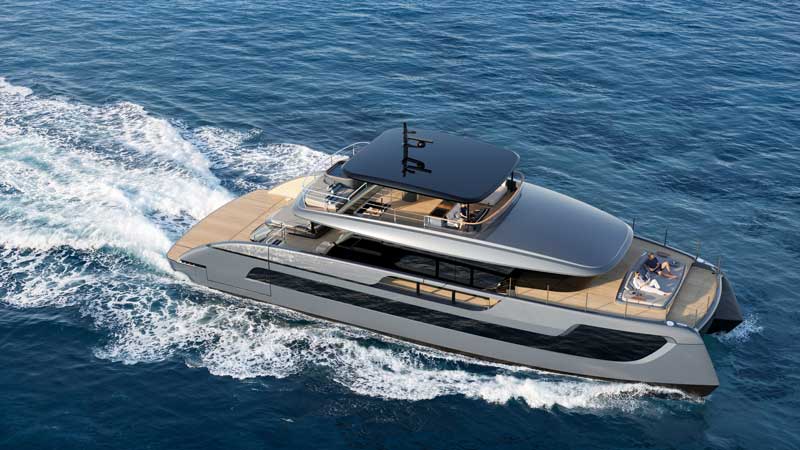 Amura,AmuraWorld,AmuraYachts, Personalmente, Carlos Alcaraz verificó los detalles solicitados de su nuevo Sunreef Ultima 88, en el astillero polaco de Sunreef Yachts, en Gdansk.