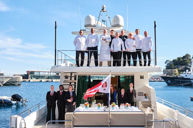Amura,AmuraWorld,AmuraYachts, Los nueve participantes del Superyacht Chef Competition.