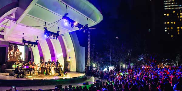 Todo listo para el Festival de Jazz de Polanco