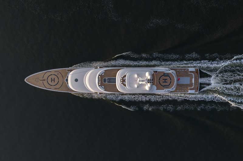 Amura,AmuraWorld,AmuraYachts, <em><i>Boardwalk</i></em>, el tercer superyate de Lürssen entregado en el año.
