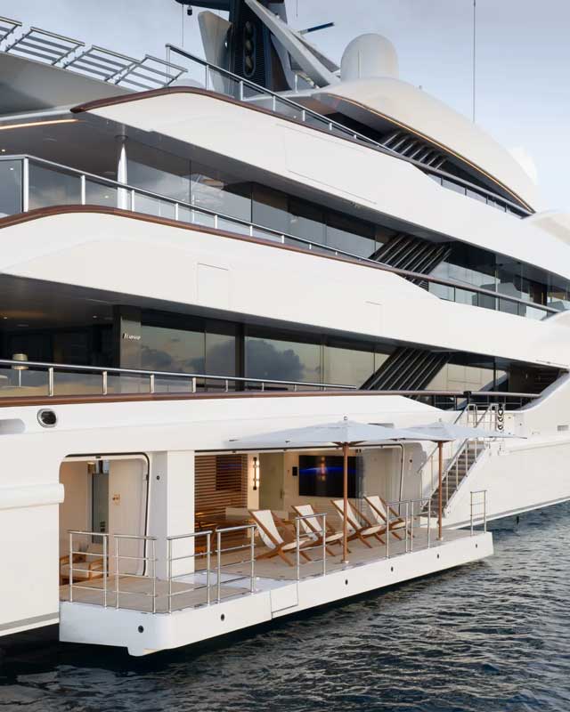 Amura,AmuraWorld,AmuraYachts, El superyate <em><i>Vanish</i></em> está diseñado para ser disfrutado en todas sus áreas.