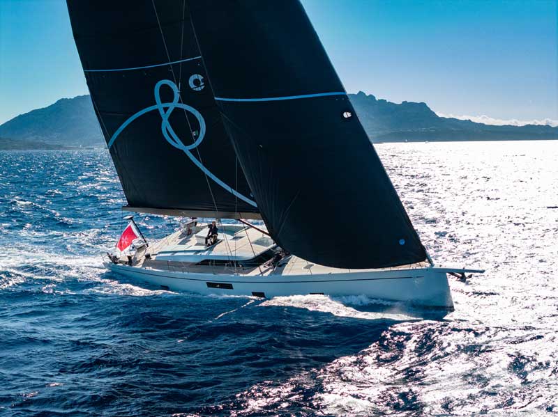 Amura,AmuraWorld,AmuraYachts, <em><i>Bianca II</i></em> de Grand Soleil Yachts, es la primera unidad de la nueva serie Grand Soleil Plus 80 Long Cruise.