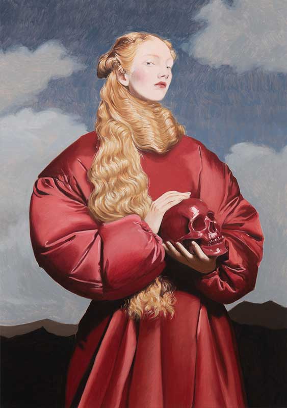 Amura,AmuraWorld,AmuraYachts, Nieves González (n. 1996), <em><i>La sfida</i></em>, 2025. Óleo sobre lienzo. 116×81 cm. ©Nieves González. En préstamo de una colección privada.