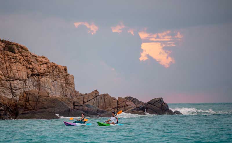 Amura,AmuraWorld,AmuraYachts, Un recorrido en kayak en Laem Son, Tailandia.