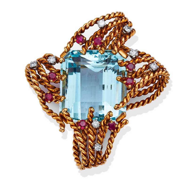 Amura,AmuraWorld,AmuraYachts, El reloj <em><i>Rope High Jewelry </i></em>está inspirado en el broche<em><i> Rope</i></em> de Jean Schlumberger.