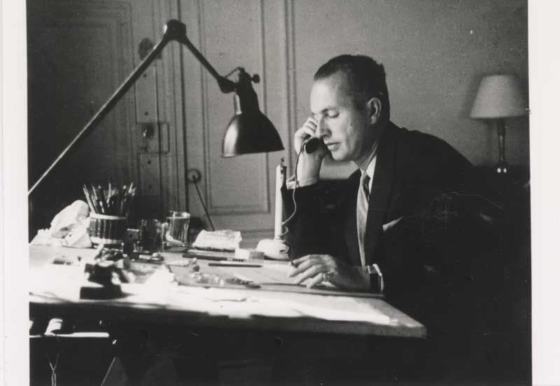 Amura,AmuraWorld,AmuraYachts, Jea Schlumberger (1907-1987) en el estudio de Tiffany & Co.