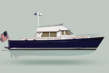 Alden 52 motor yacht - Phil deKanter