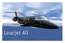 Learjet 40 - Laura Velázquez