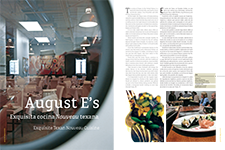 August e´s exquisita cocina nouveau texana - Fabiola Galván Campos