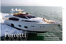 Ferretti 800 - Amura