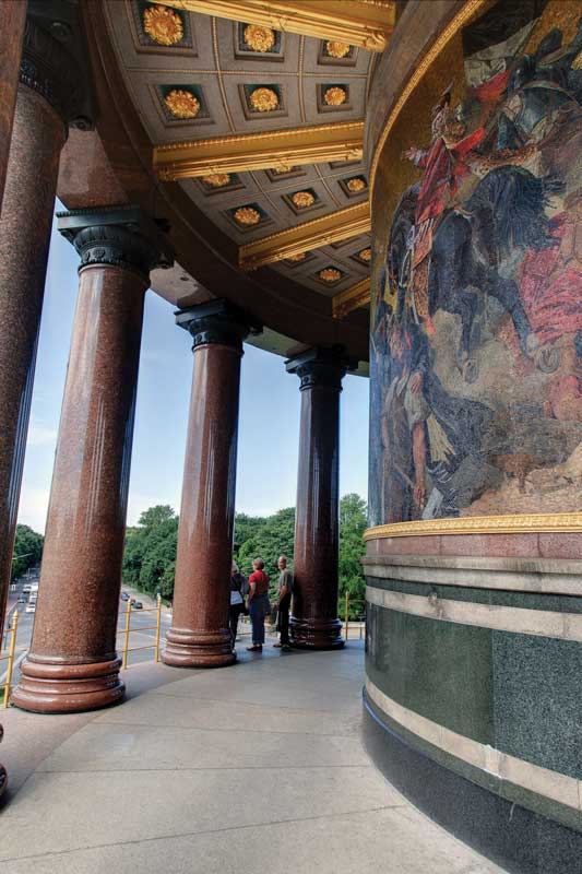 Worth admiring closely to the Siegessäule or Victory Column.
