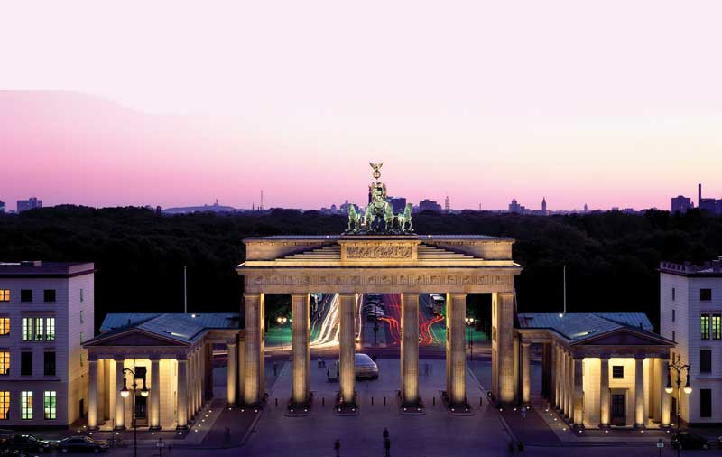 La Puerta de Brandeburgo, una colosal bienvenida a la ciudad de Berlín.