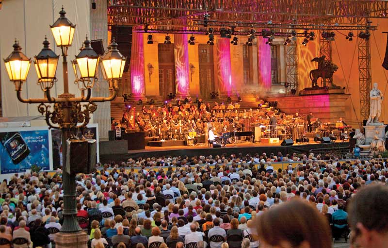 Classic Open Air at Gendarmenmarkt, Berlin. 