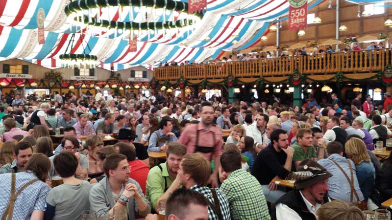 Festival de la cerveza en Berlín.