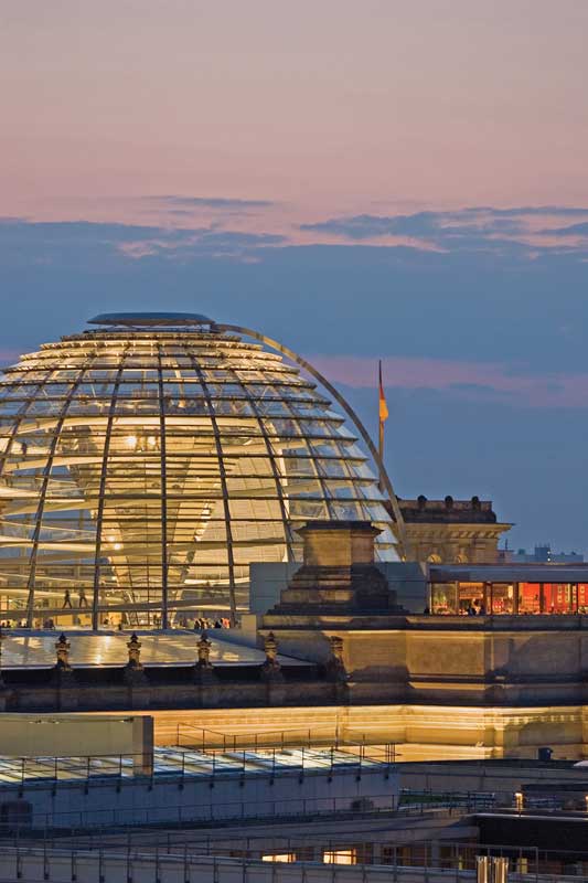 Bóveda de Reichstag en Berlín.