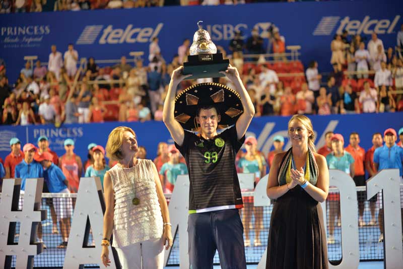 Premiación rama varonil Dominic Thiem