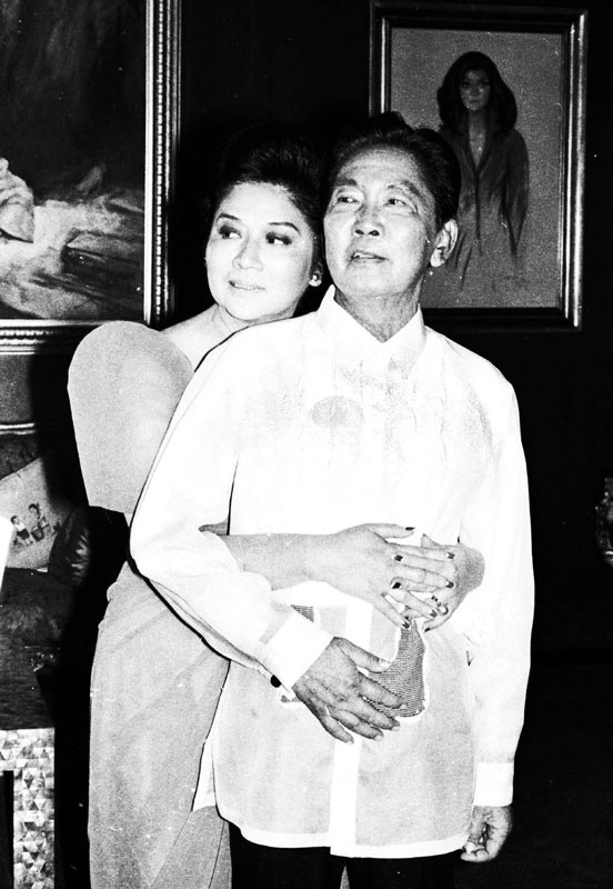 Ferdinando Marcos and his wife Imelda Marcos.
