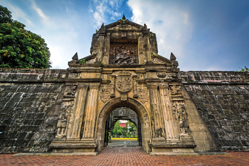 Fort Santiago in Intramuros, Manila, Philippines.
