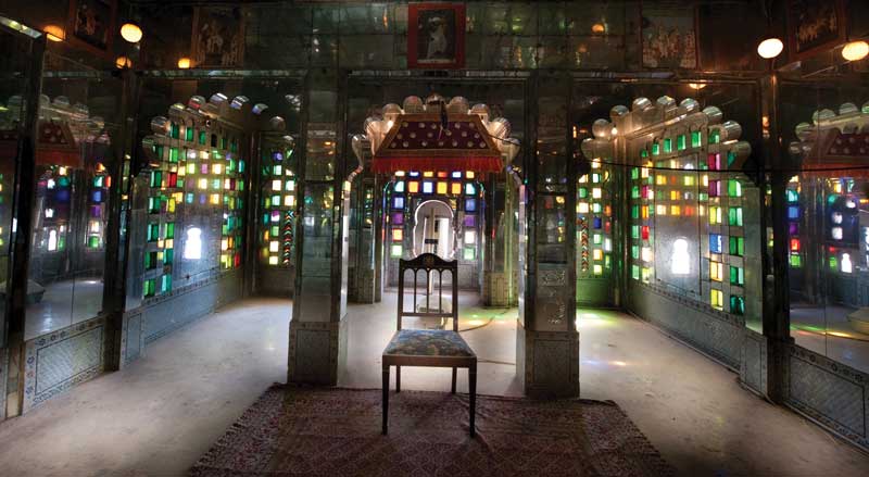 Sala del Maharana en el interior del City Palace. 
