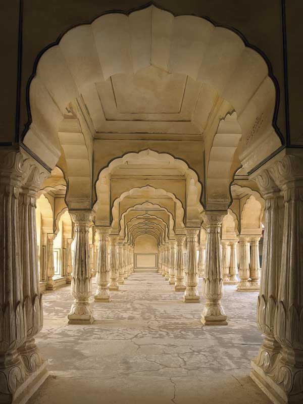 Sattais Katcheri in the Amber Fort.
