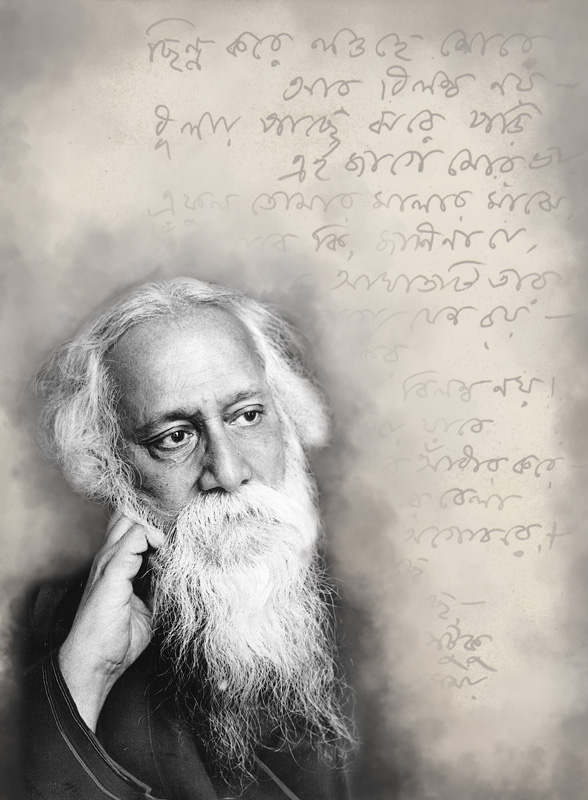 Rabindranath Tagore, el poeta más célebre de la India. 