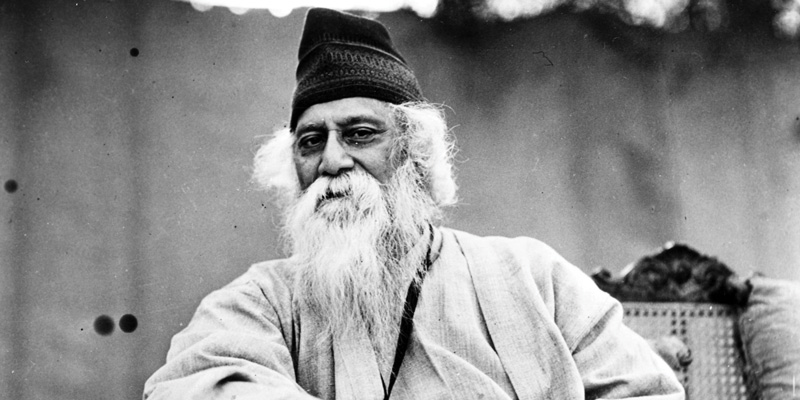 Rabindranath Tagore ganó el Premio Nobel de Literatura en 1901.