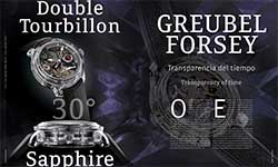 Double Tourbillon 30° Sapphire Greuble Forsey - GREUBEL FORSEY