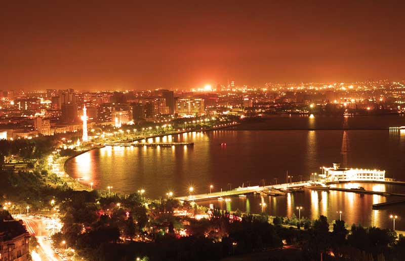 Ciudad de Bakú.  