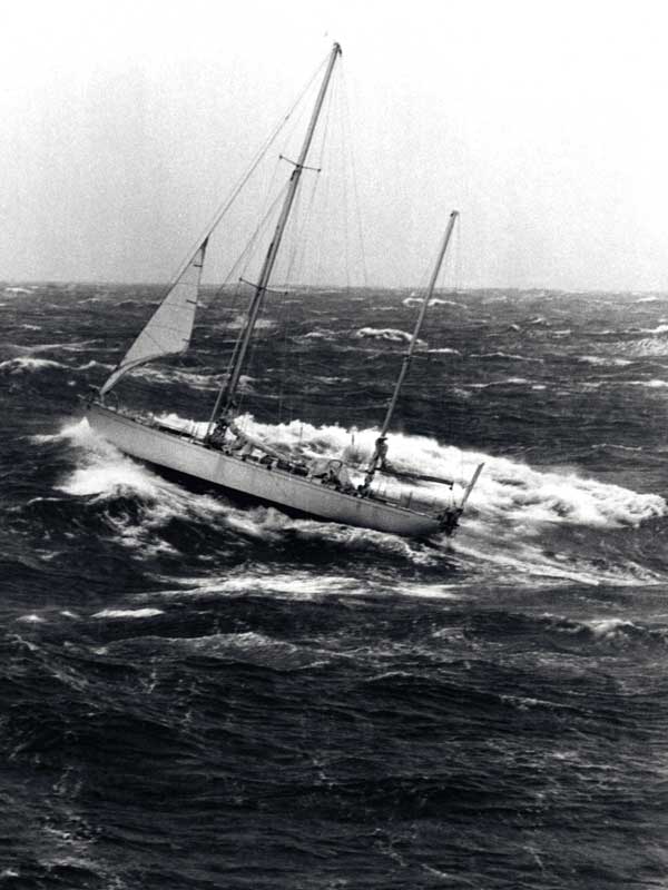 Gipsy Moth IV' rounding Cape Horn.