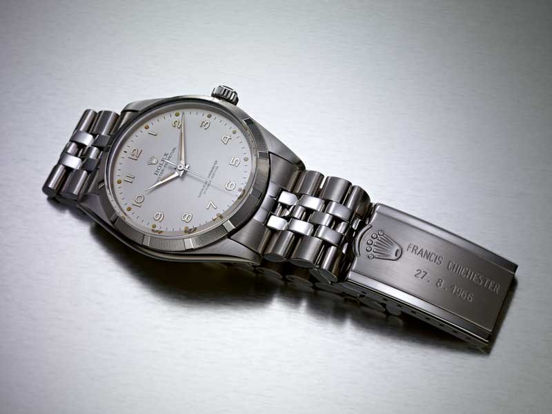El reloj Rolex de Sir Francis Chichester. 
