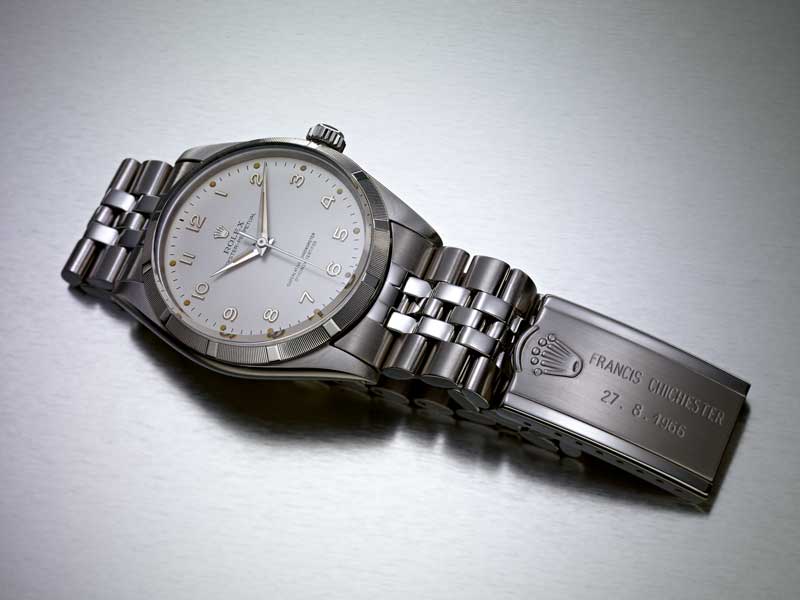 El reloj Rolex de Sir Francis Chichester. 
