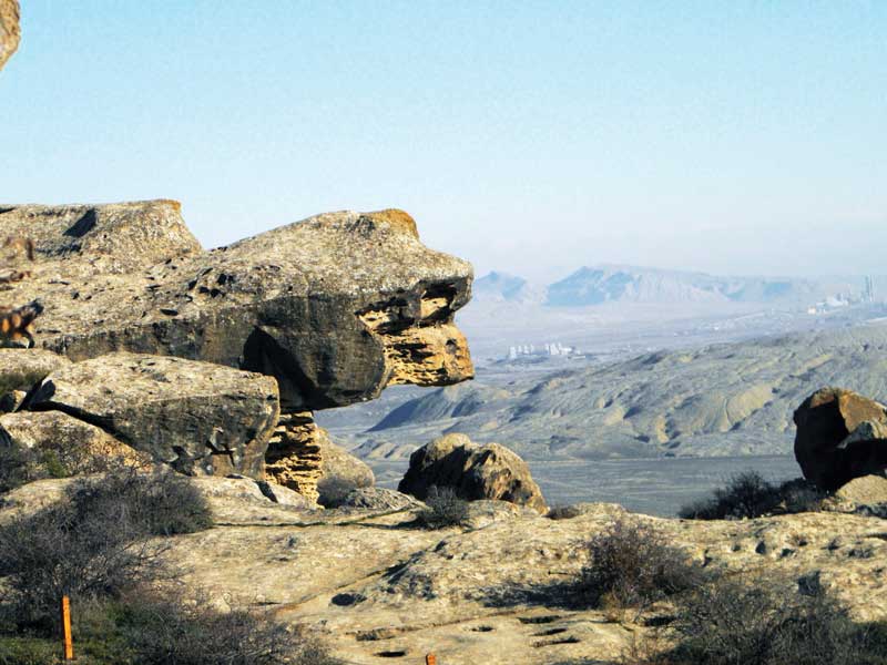 Paisaje de Gobustan. 