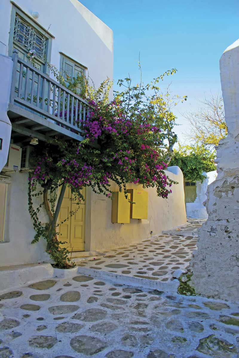 Calles de Mykonos.
