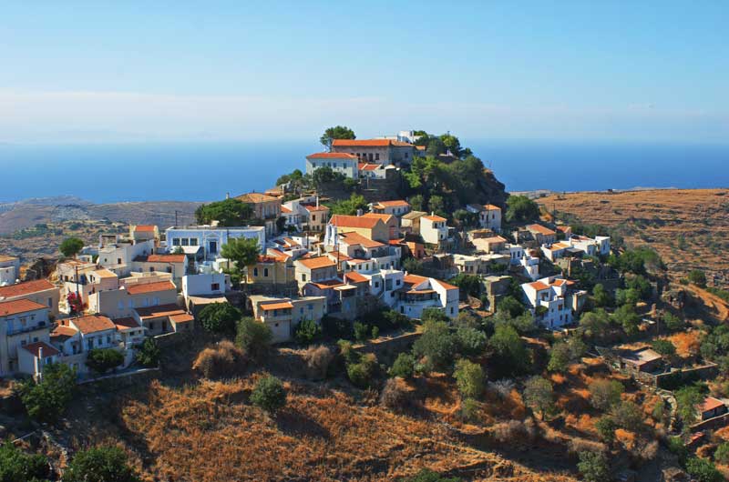 La ciudad de Ioulis, capital de Kea.