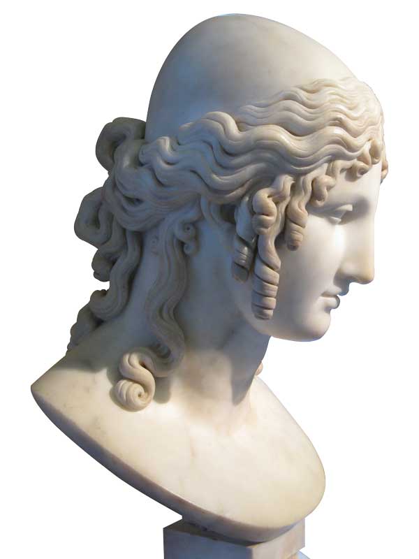 Bust of Helen of Troy by Antonio Canova at Victoria and Albert Museum.