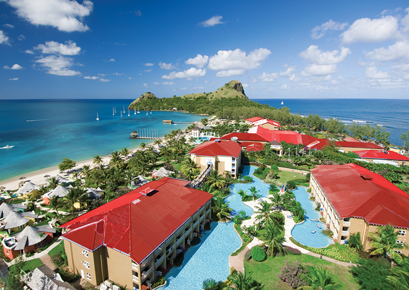 Hotel & Spa Sandals Grande, Pigeon Island.
