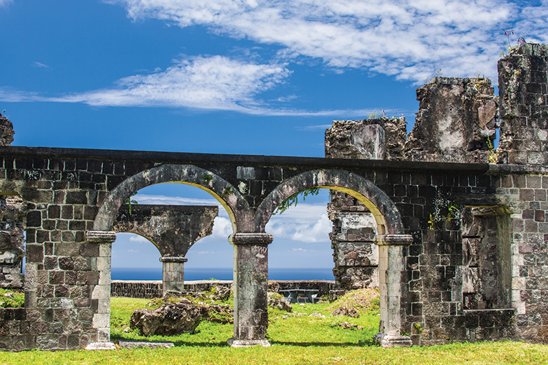 Archaeological ruins are abundant in St. Lucia