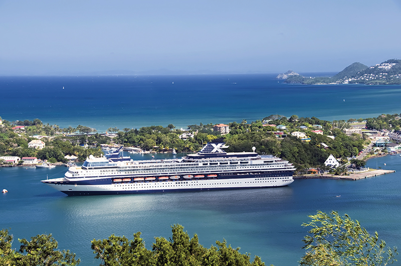 St. Lucia welcomes numerous cruise ships
