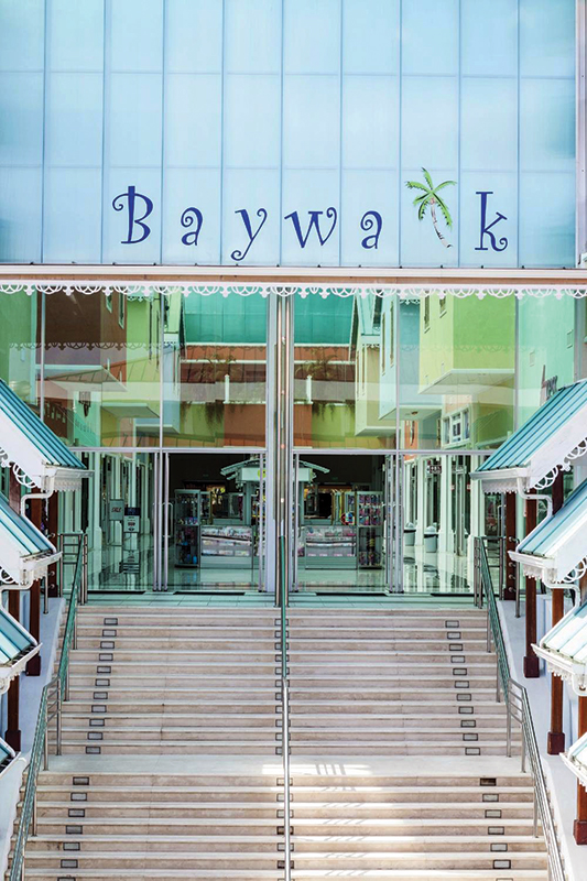 Centro comercial Baywalk en Rodney Bay