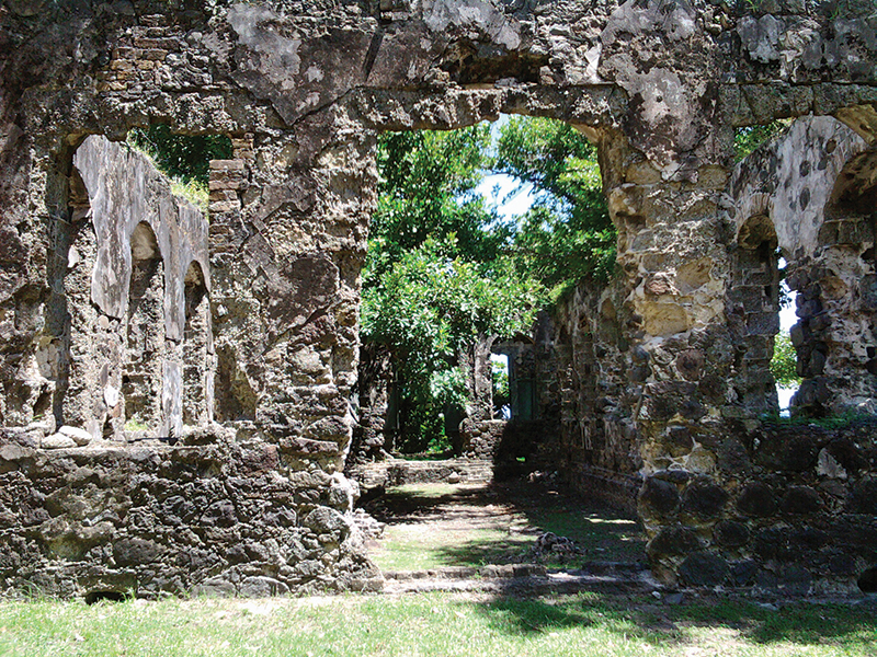 Pigeon Island is the most important monument of St Lucia's history