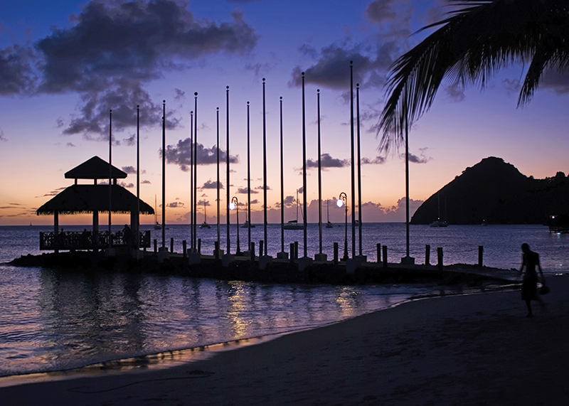 Pigeon Island is the most important monument of St Lucia's history