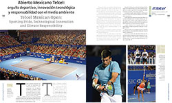 Abierto Mexicano Telcel: orgullo deportivo, innovación tecnológica y responsabilidad con el medio ambiente - AMURA