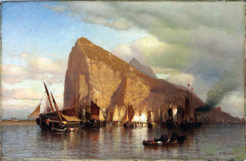Disipación de la tormenta en Gibraltar, Samuel Colman (1832-1920) - Museo Smithsoniano de Arte Americano.
