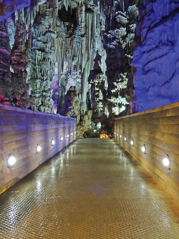 St Michael’s Cave has attracted visitors to Gibraltar since ancient times. 