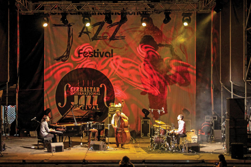 En el Festival de Jazz de Gibraltar se dan cita los más destacados artistas del género.  
