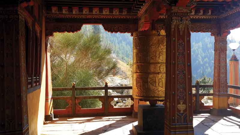 Paro Dzong; the artistic spirit of Bhutan.