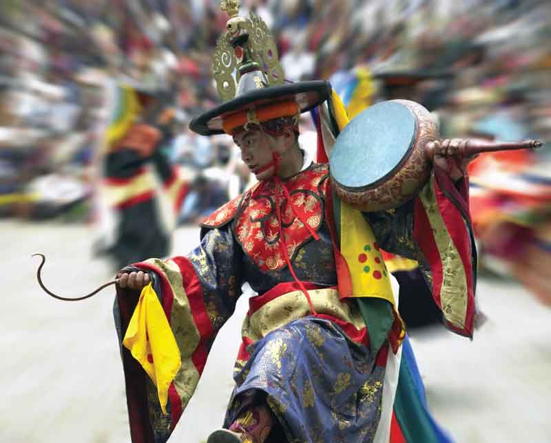 Paro Tshechu  is the most popular religious  festival in Bhutan. It has been held annually since the 17th century. 
