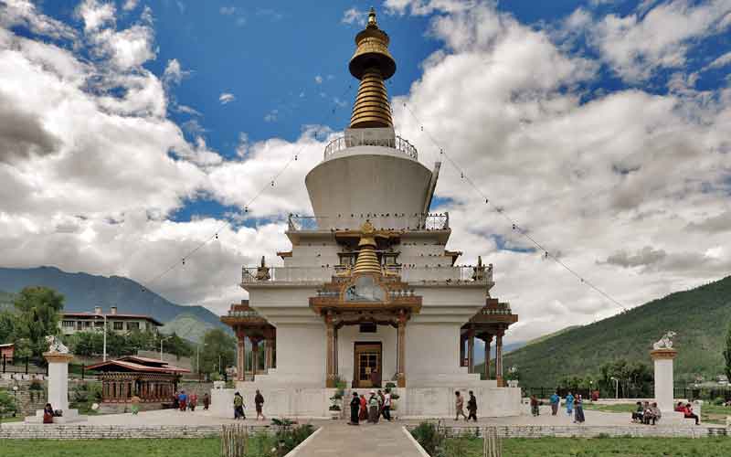 The National Memorial Chorten of Thimphu.